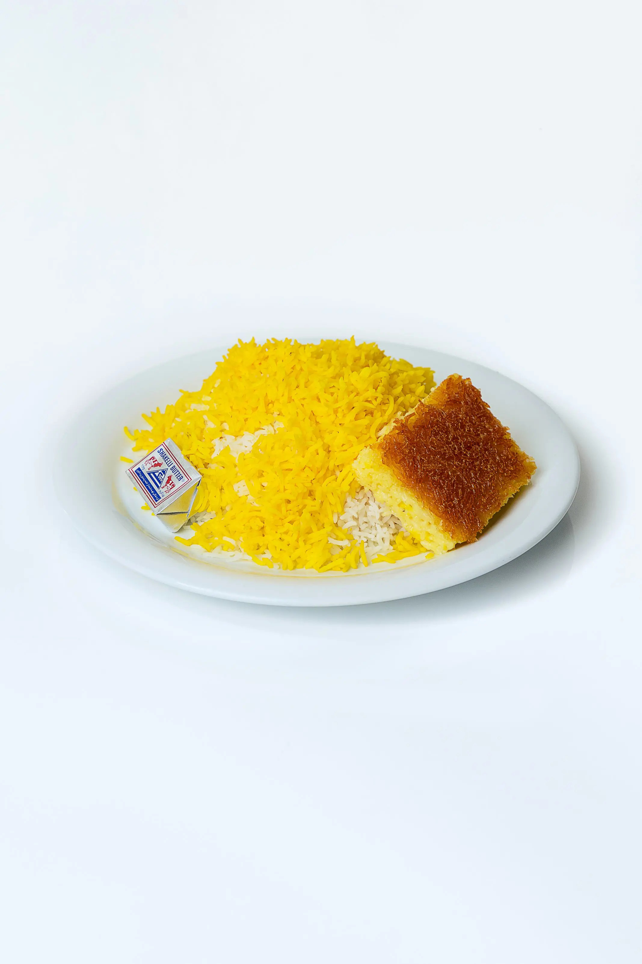 چلوکره زعفرانی 400 گرمی به همراه ته چین البرز